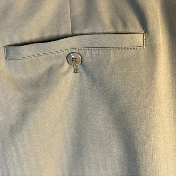 Island Republic Mens Size 42 Dark Tan Khaki Cargo Shorts Pockets Fly Front - Picture 8 of 12